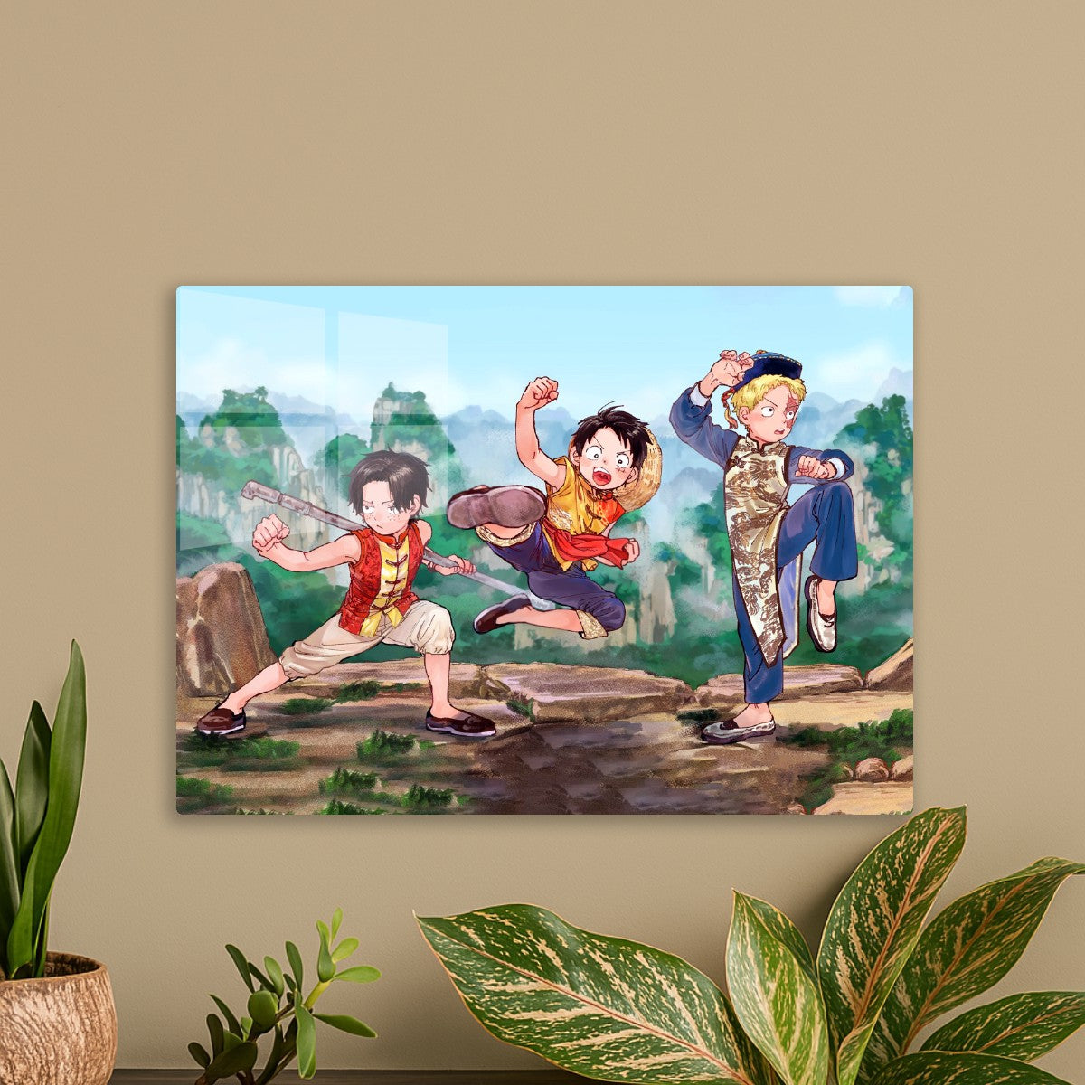 Ace, Sabo, and Luffy kungfu, One Piece