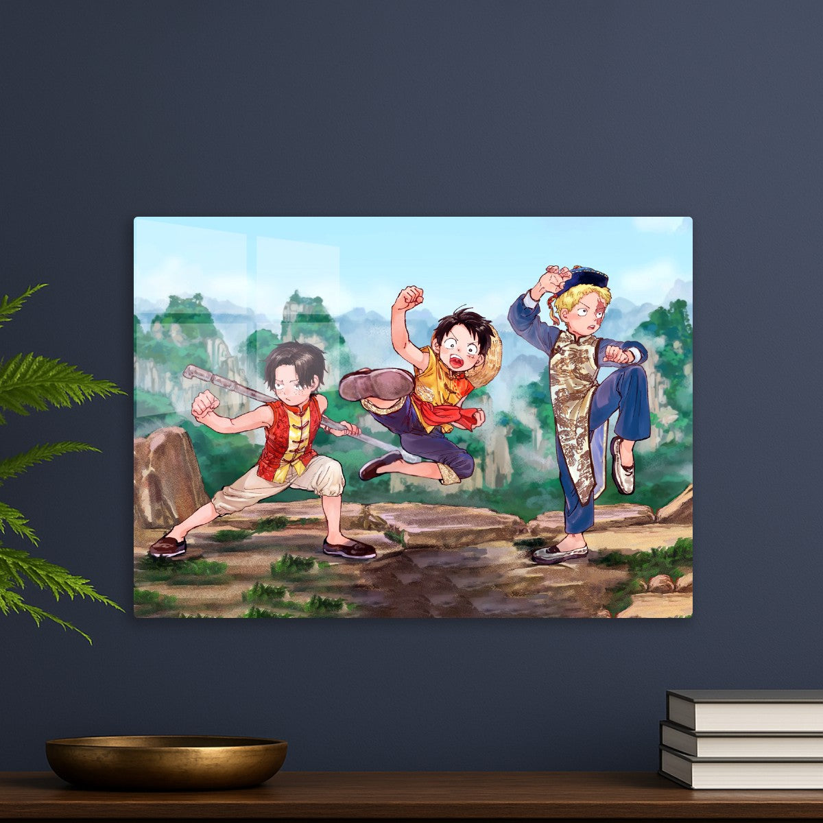 Ace, Sabo, and Luffy kungfu, One Piece