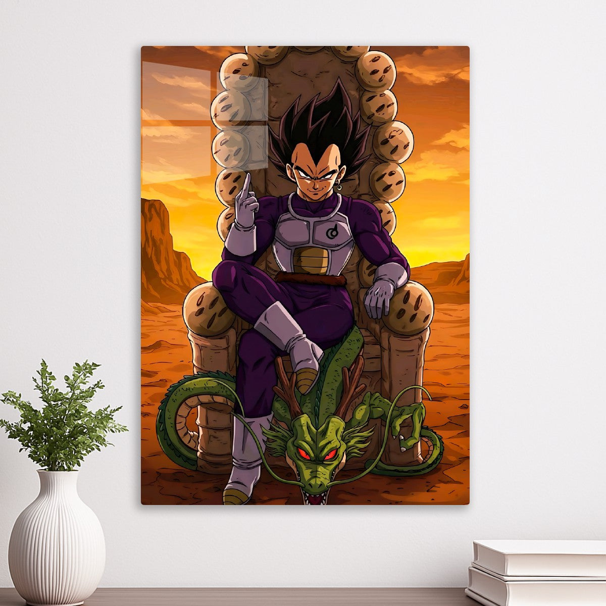 vegeta with shenlong