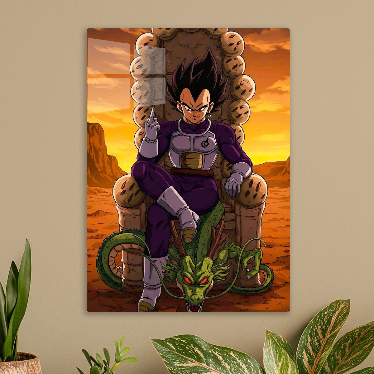 vegeta with shenlong