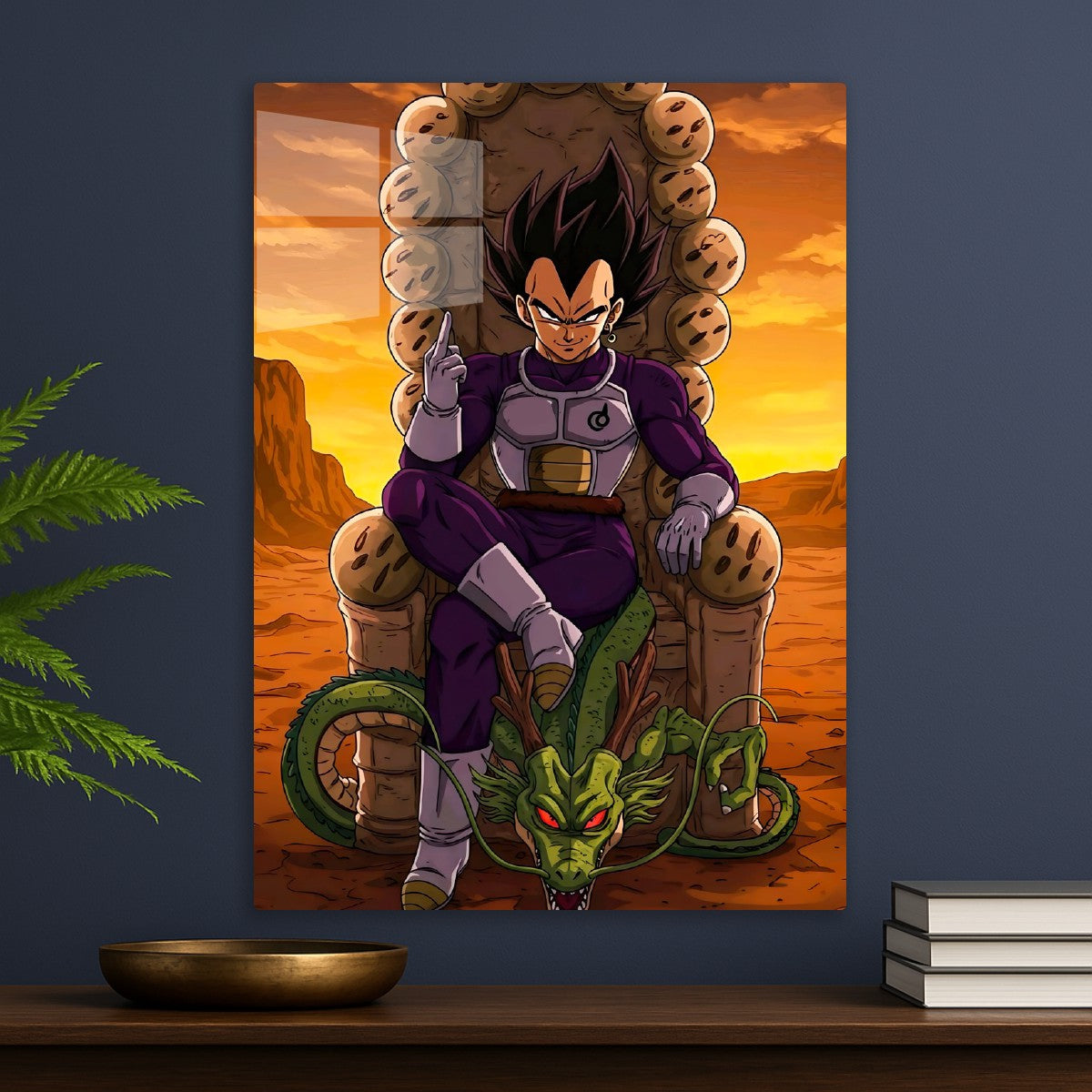 vegeta with shenlong