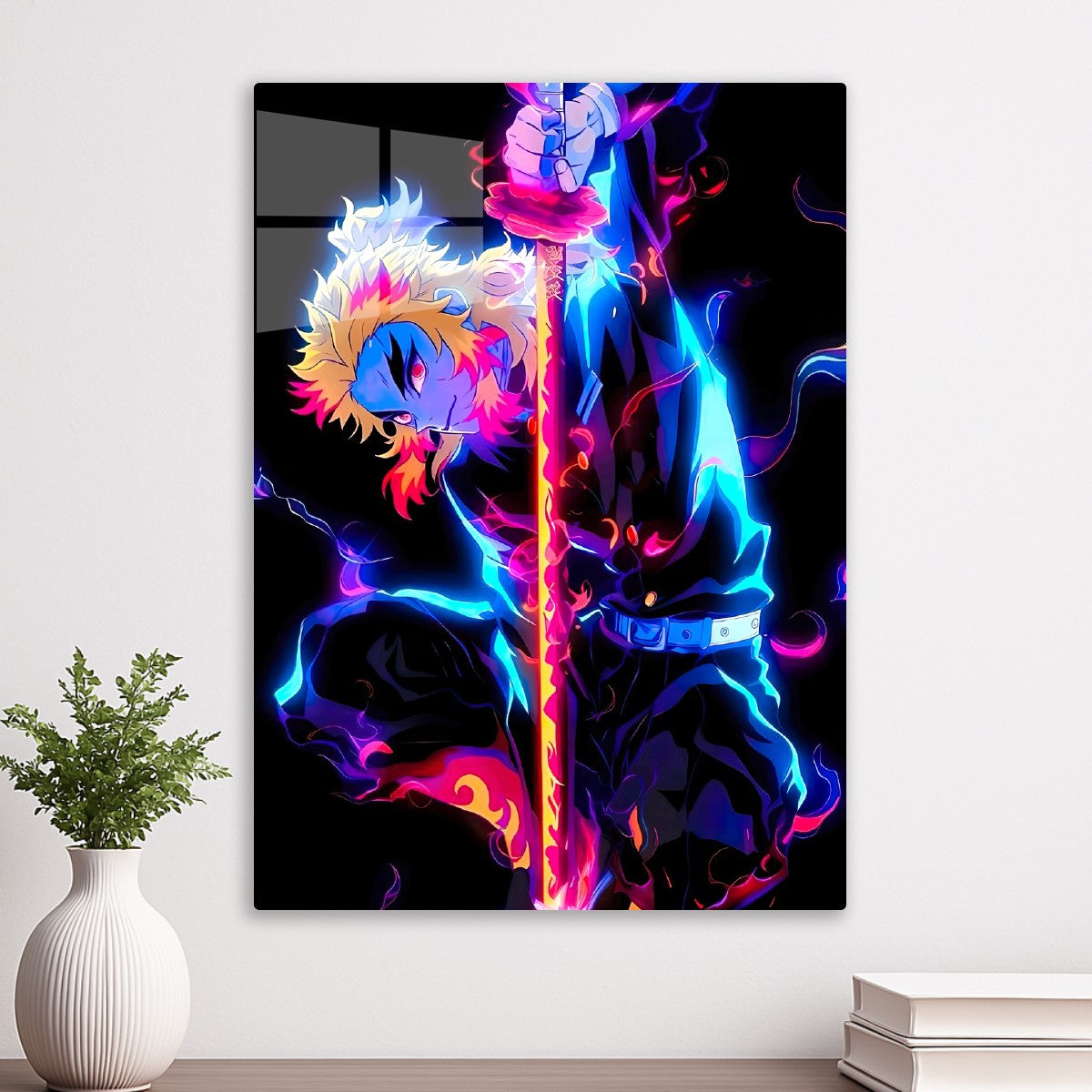 rengoku neon art