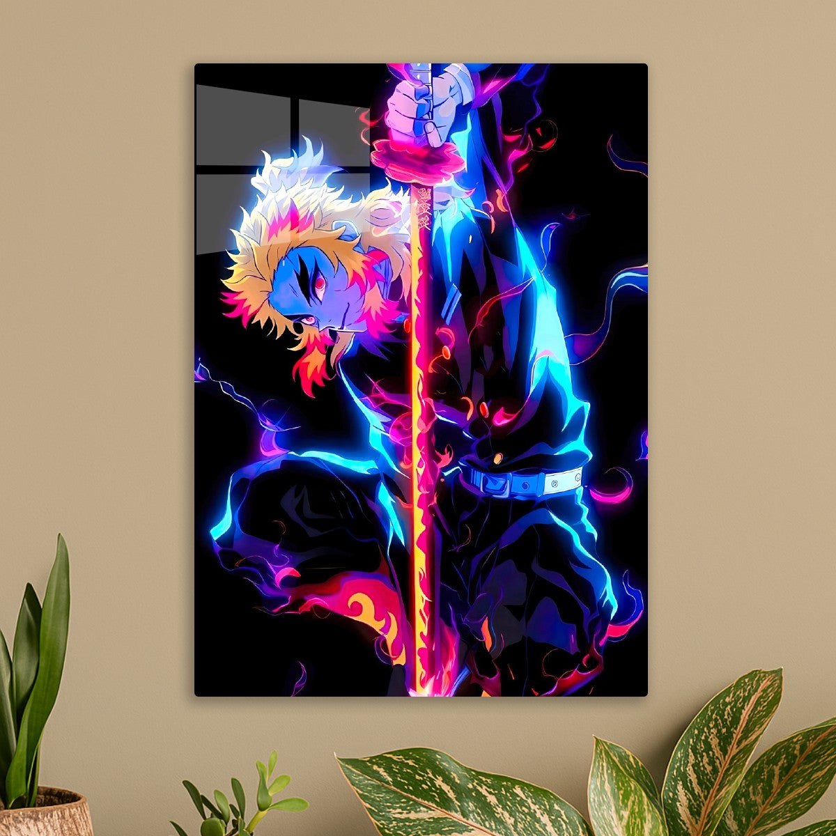 rengoku neon art