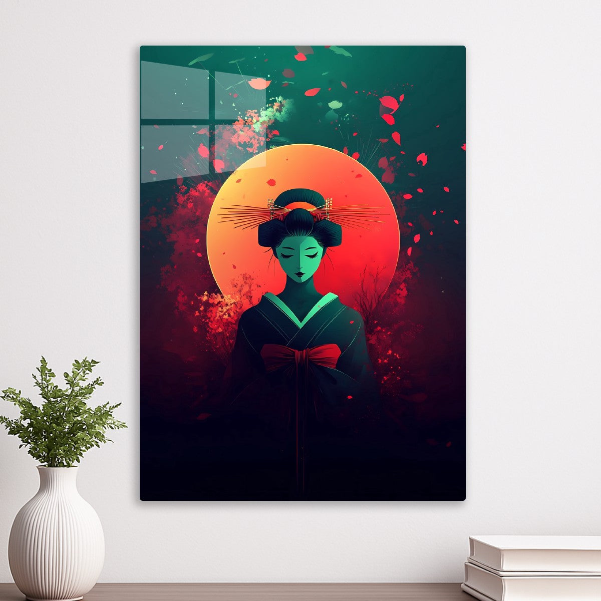 Japanese Geisha Cherry Blossom