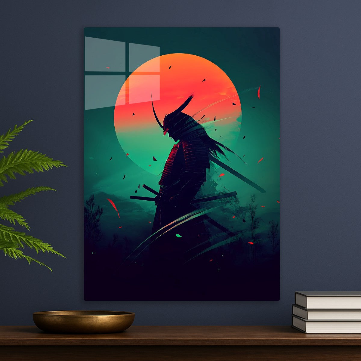 Japanese Samurai Neon Fantasy