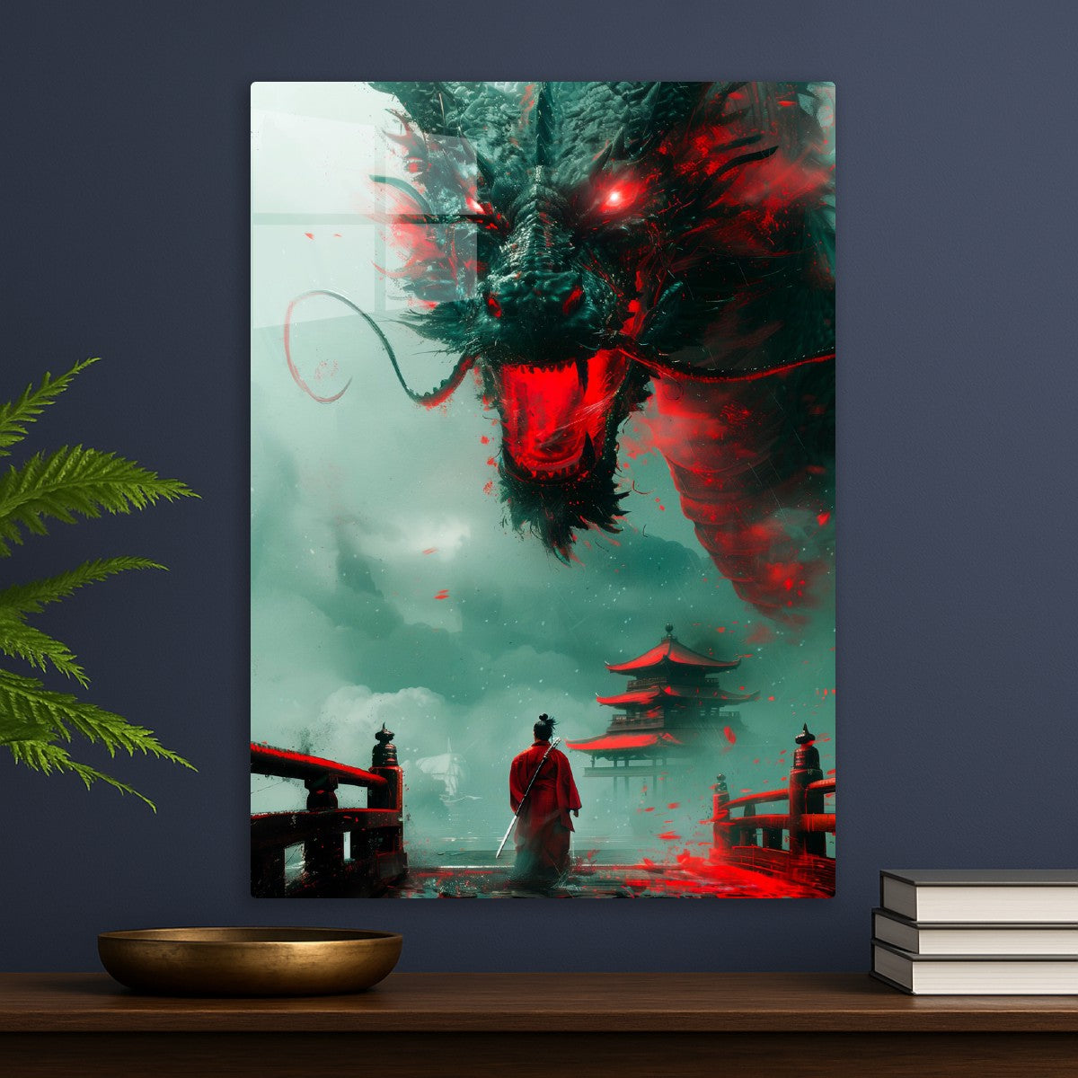 Dragon and Samurai Warrior