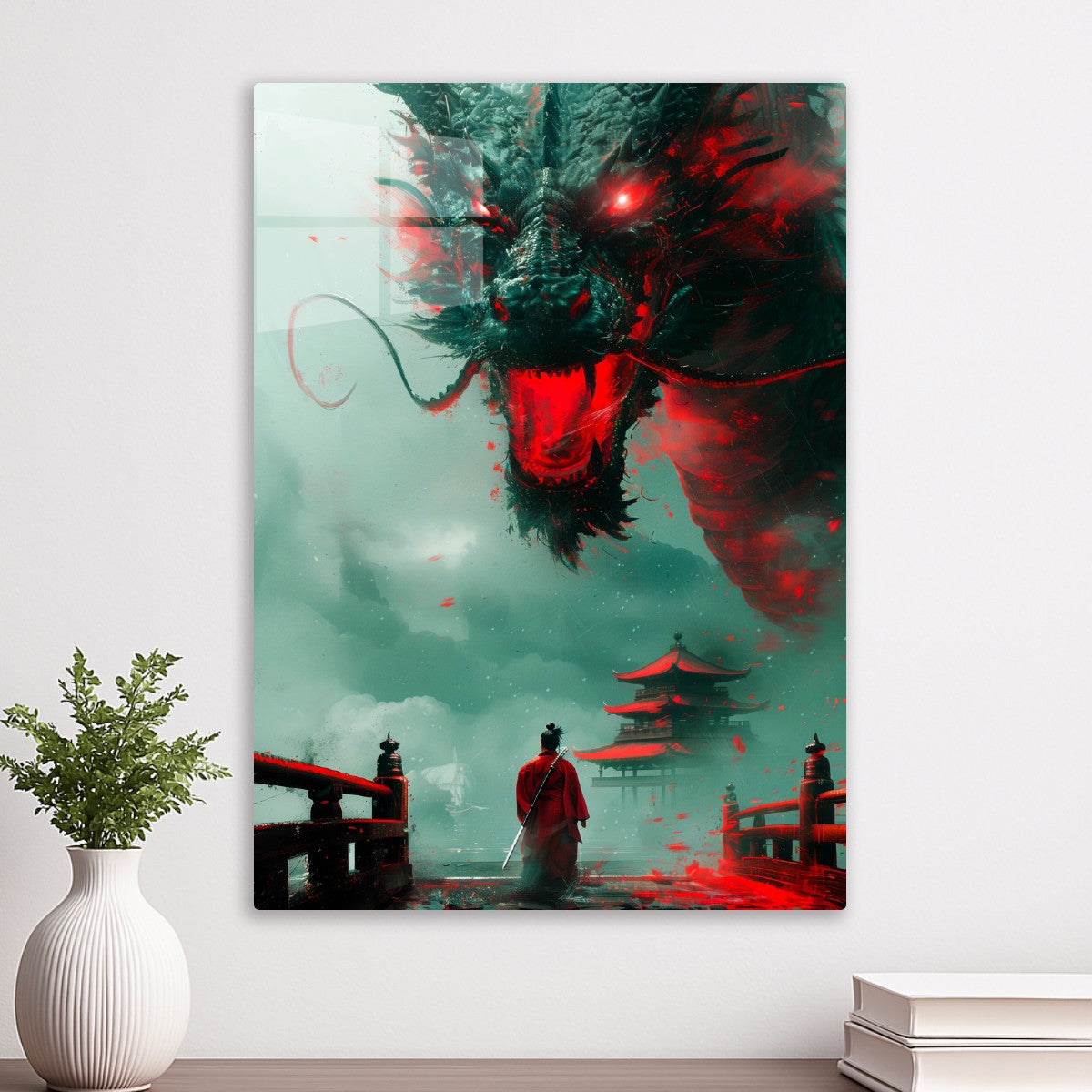 Dragon and Samurai Warrior