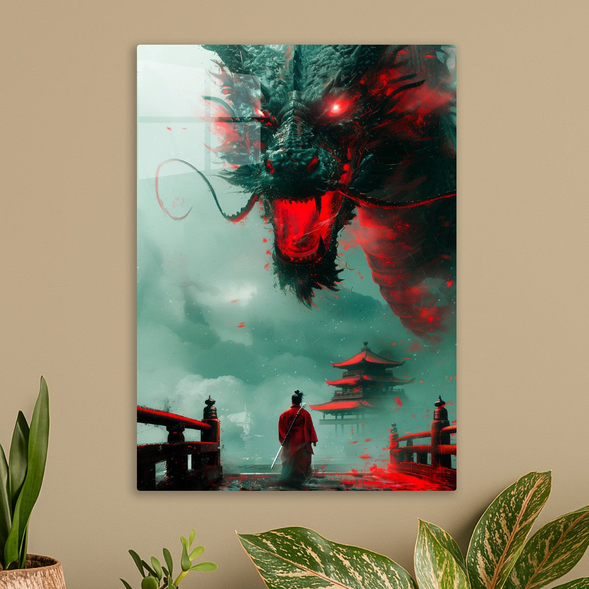 Dragon and Samurai Warrior