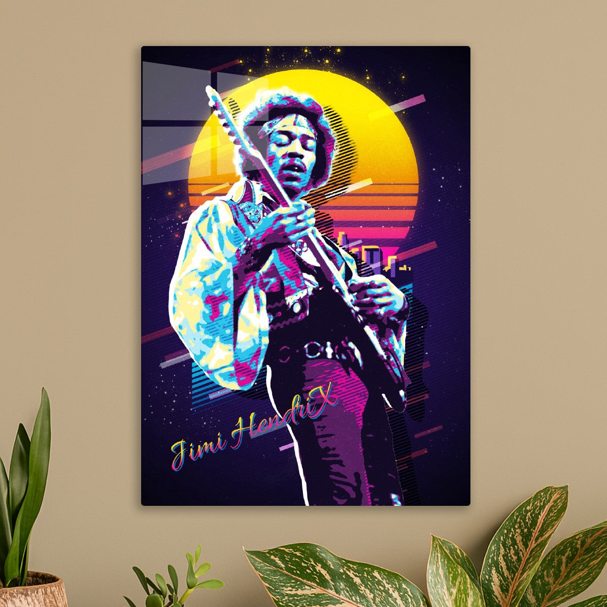Jimi Hendrix WPAP Popart