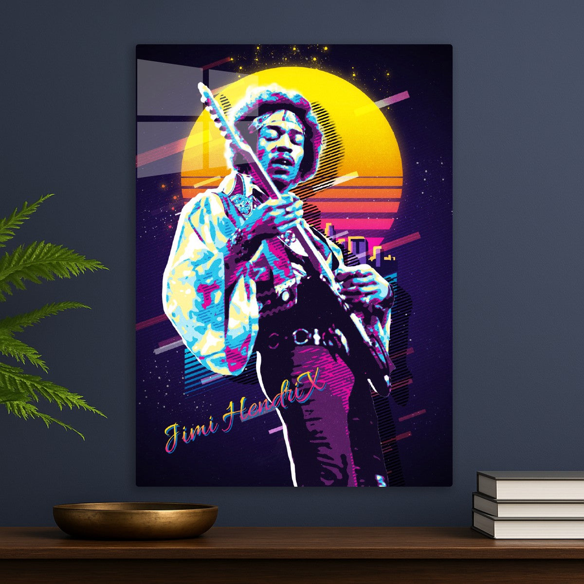 Jimi Hendrix WPAP Popart