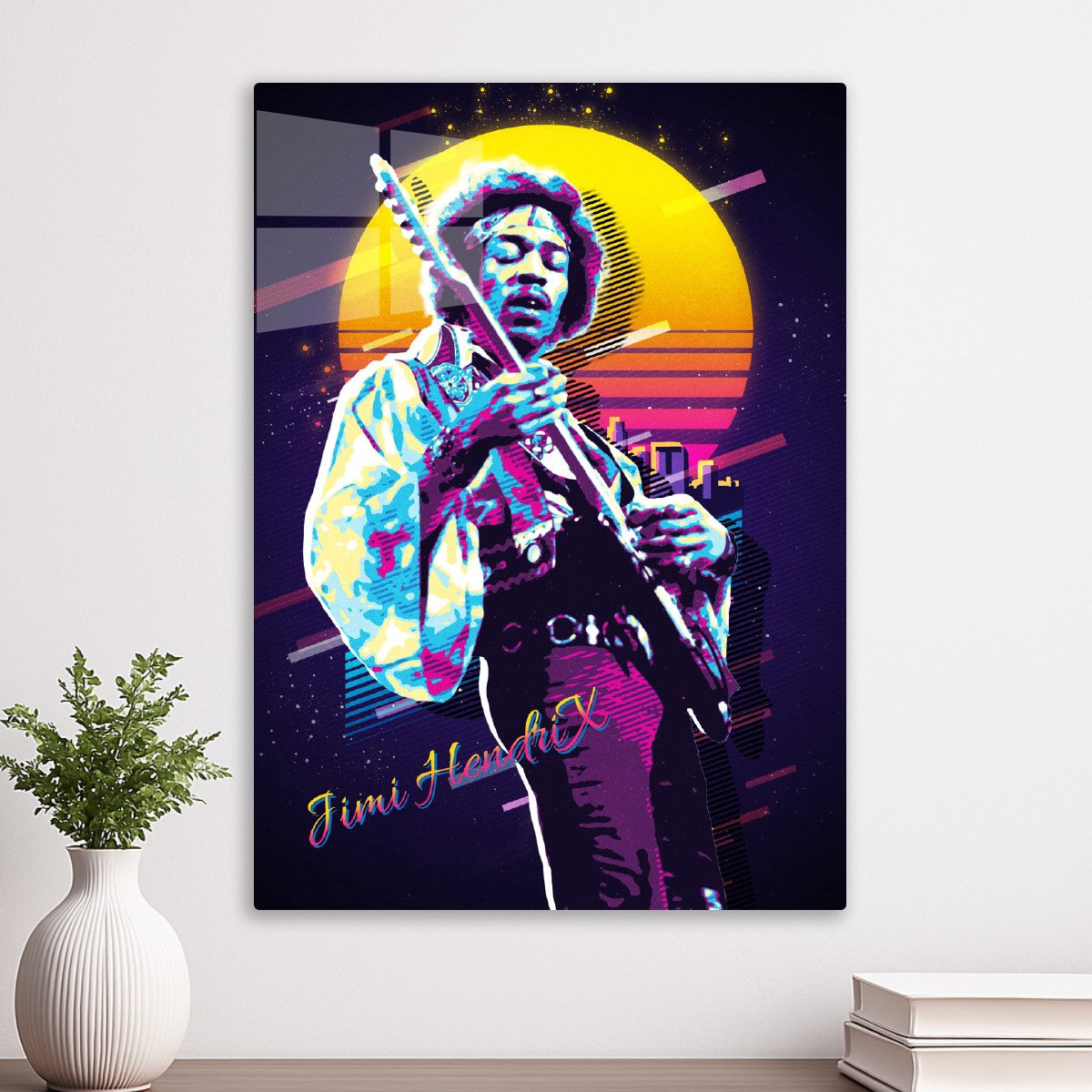 Jimi Hendrix WPAP Popart