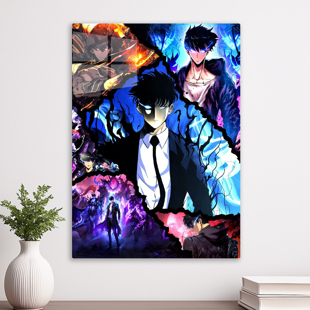 sung jin woo blue purple