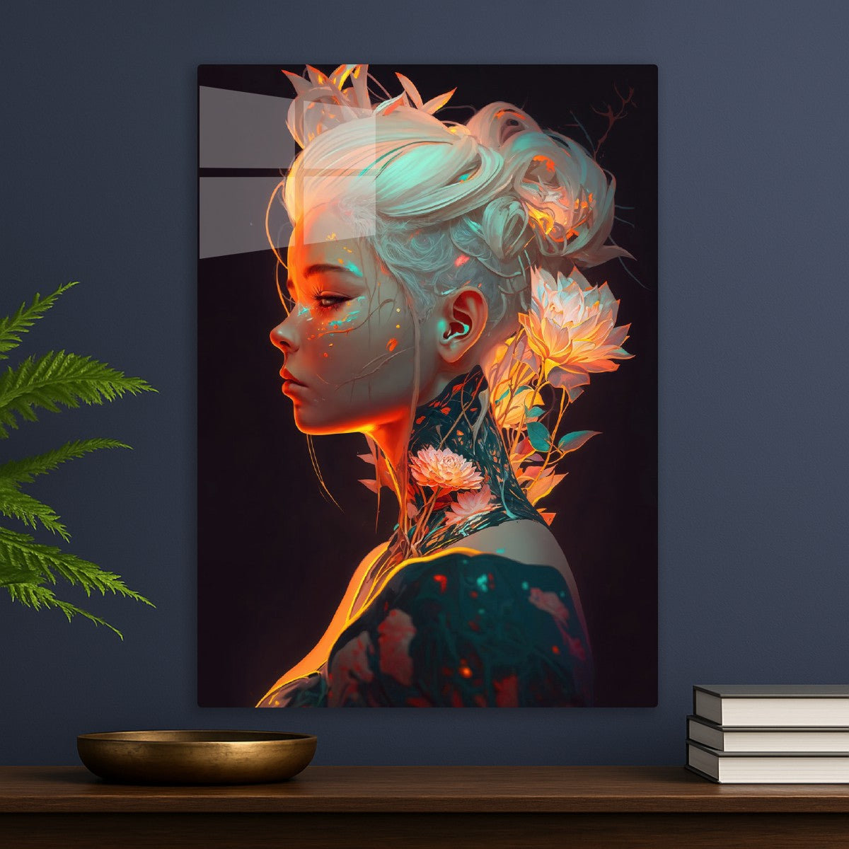 Flower Cyberpunk Girl