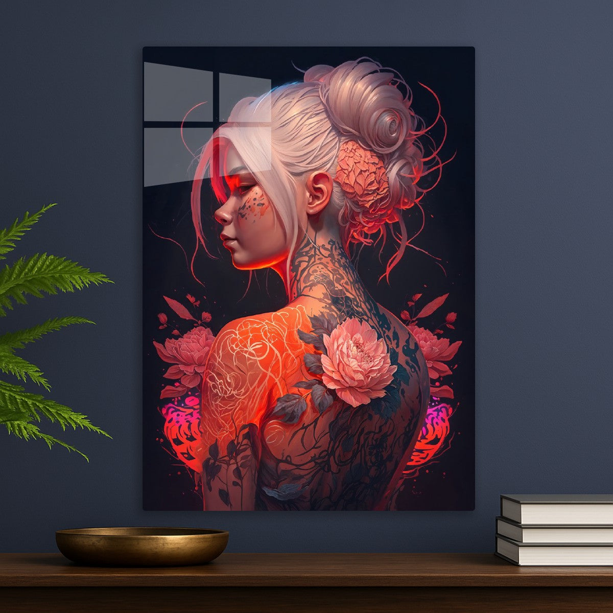 Floral Cyberpunk Girl