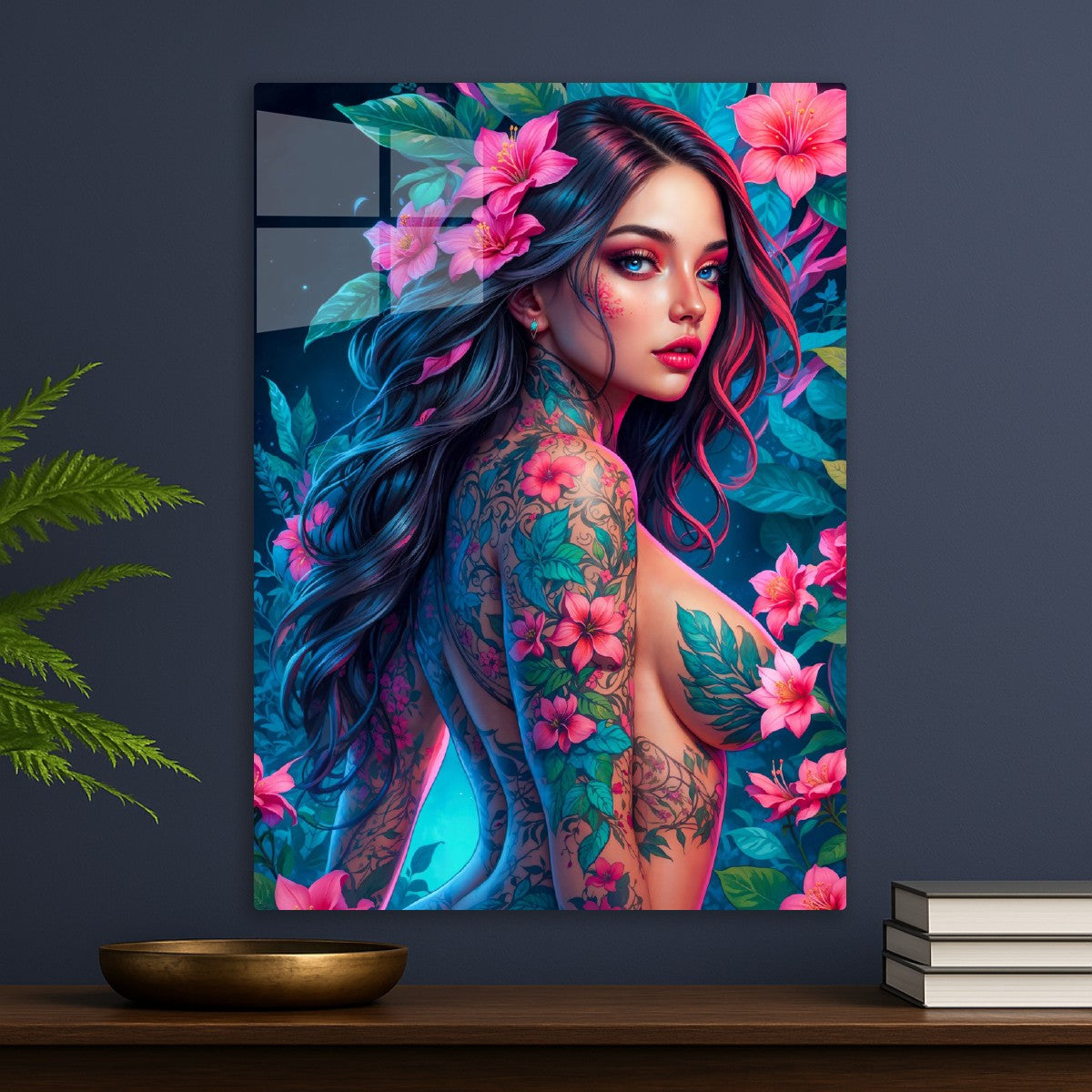 Flower Nude Girl