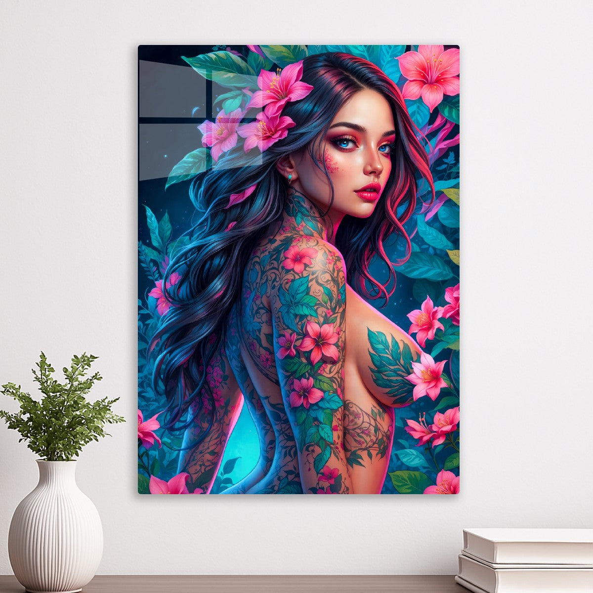 Flower Nude Girl