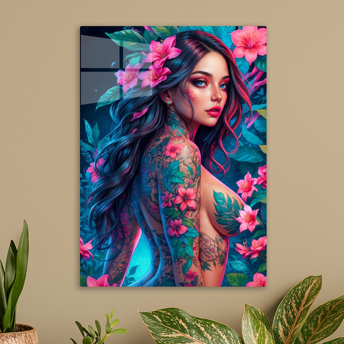 Flower Nude Girl
