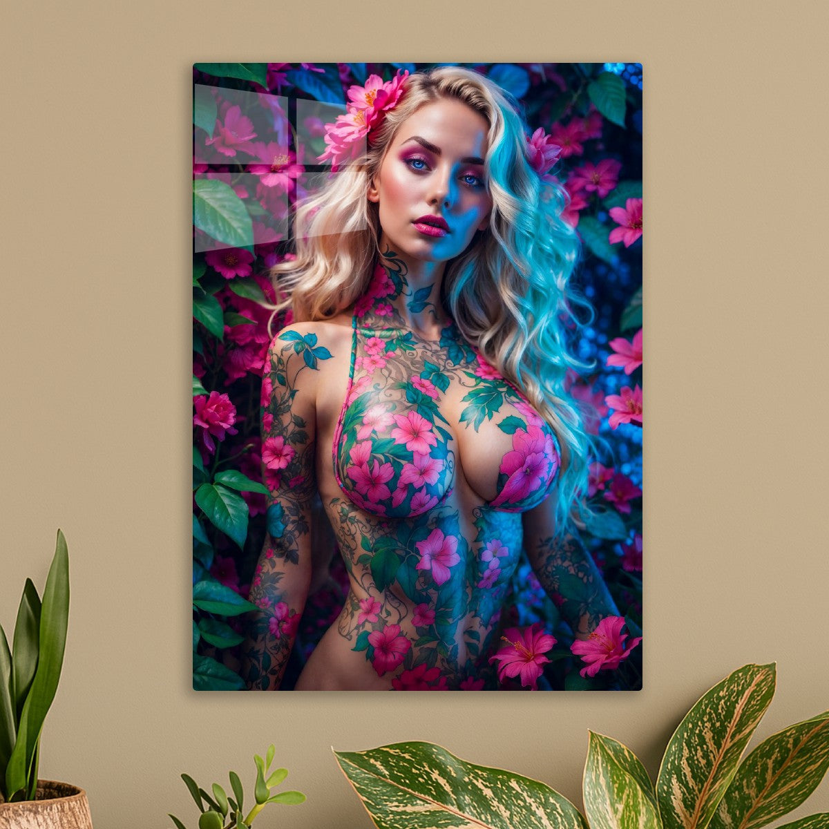 Blonde Flower Girl