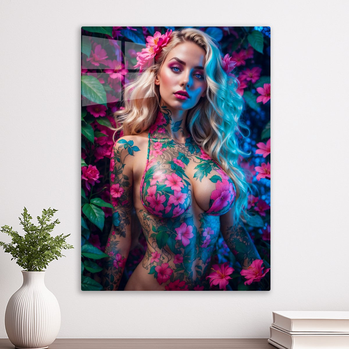 Blonde Flower Girl