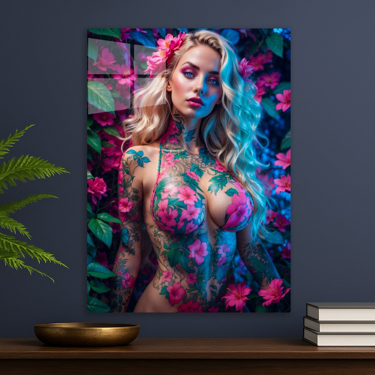 Blonde Flower Girl