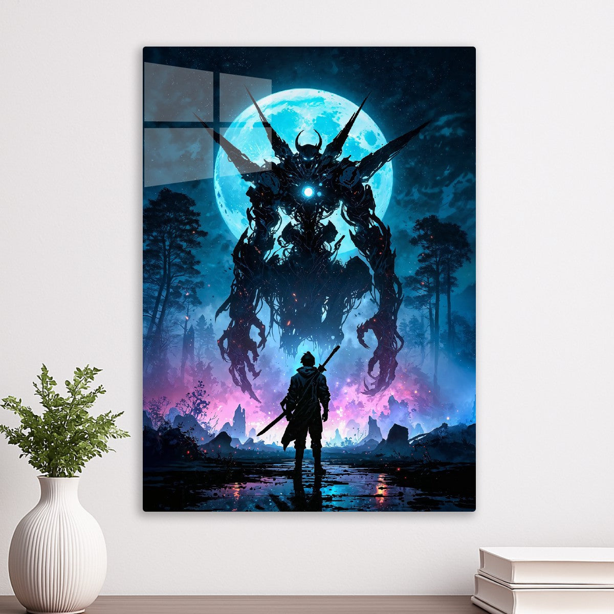 Fantasy Anime Mech Warrior