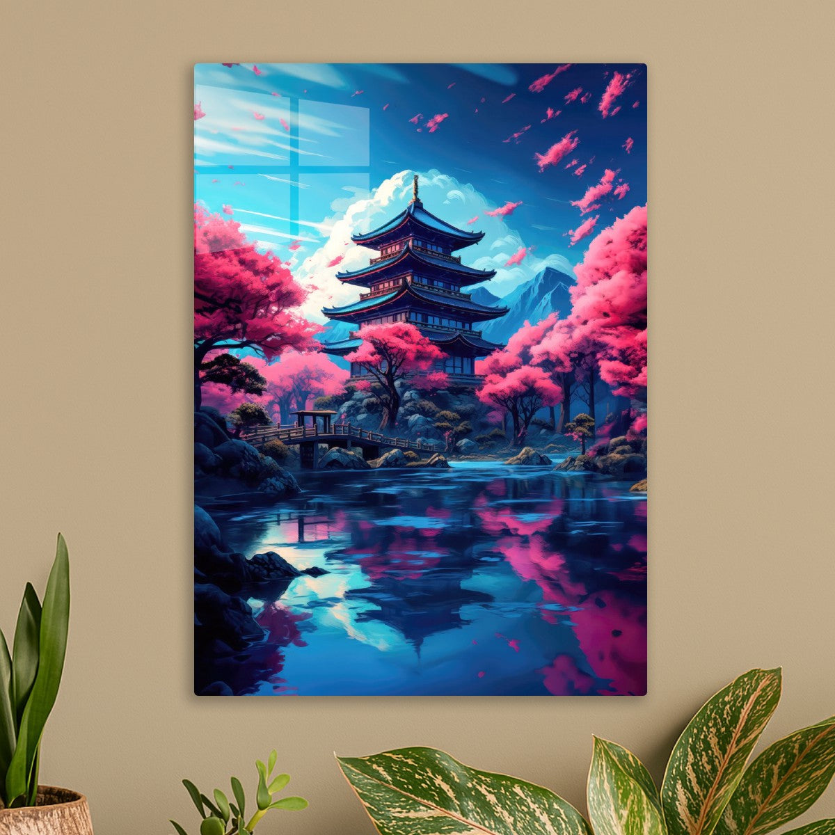 Japan Cherry Blossom Art