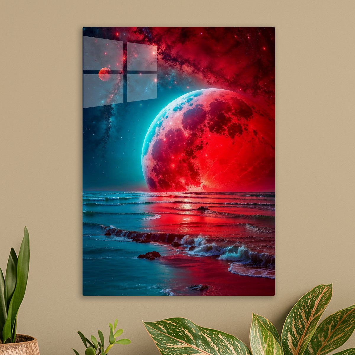 Red Moon and the Sea