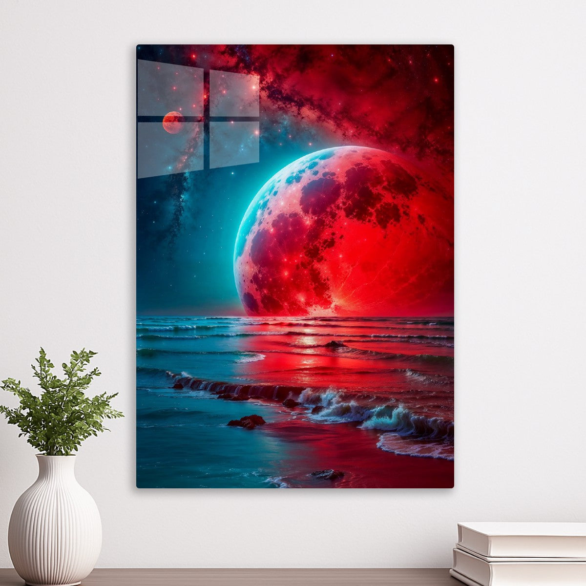 Red Moon and the Sea