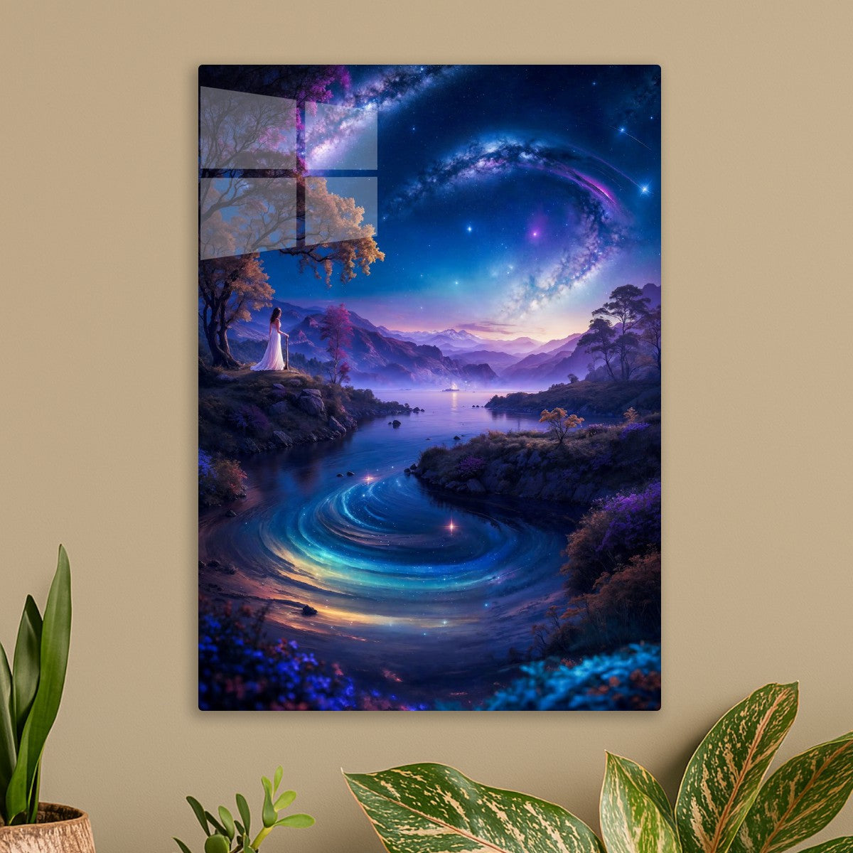 Neon Space Landscape
