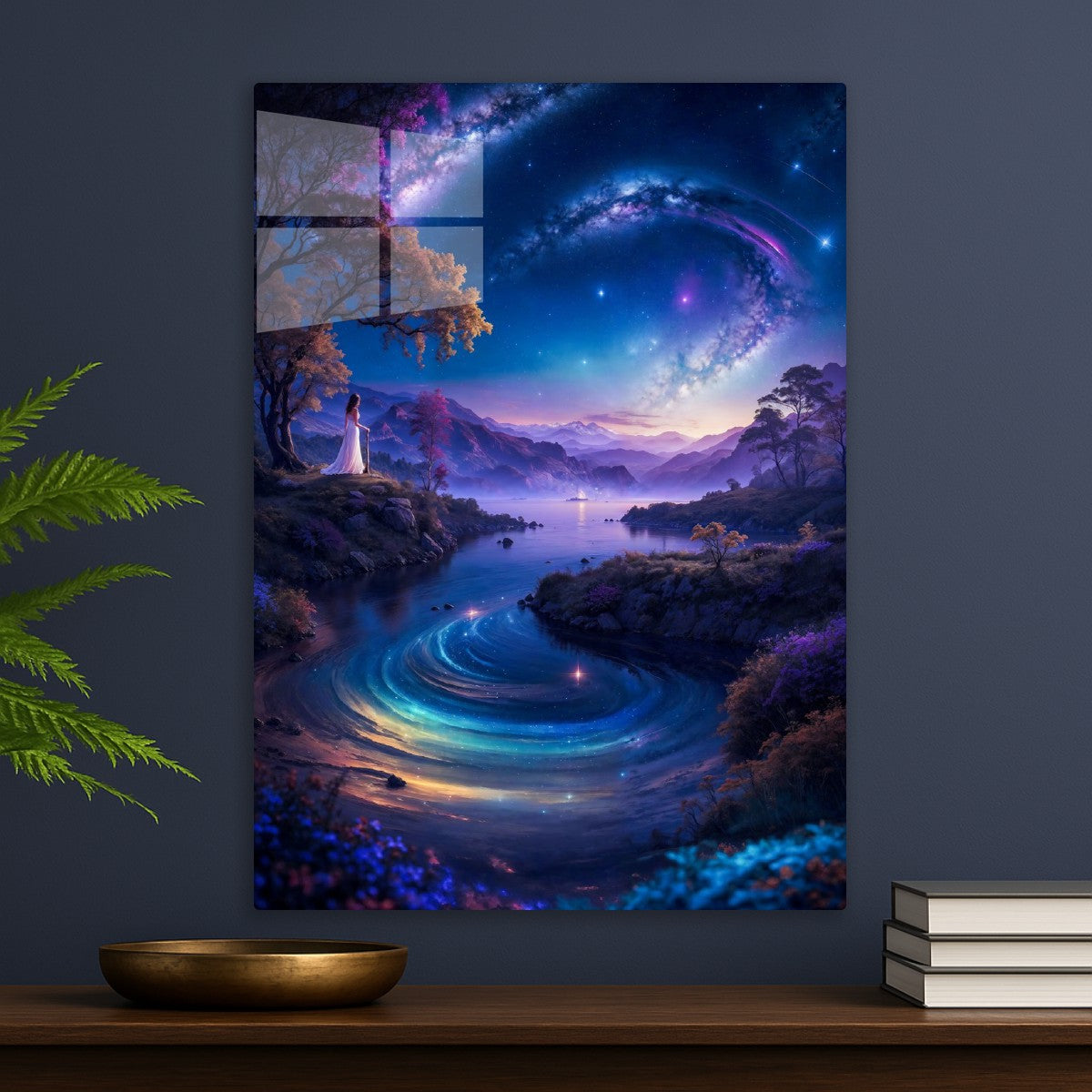 Neon Space Landscape