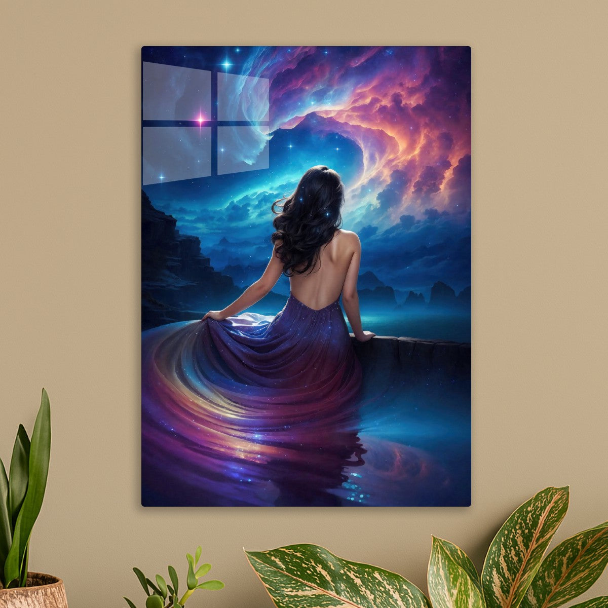 Beautiful Space Girl