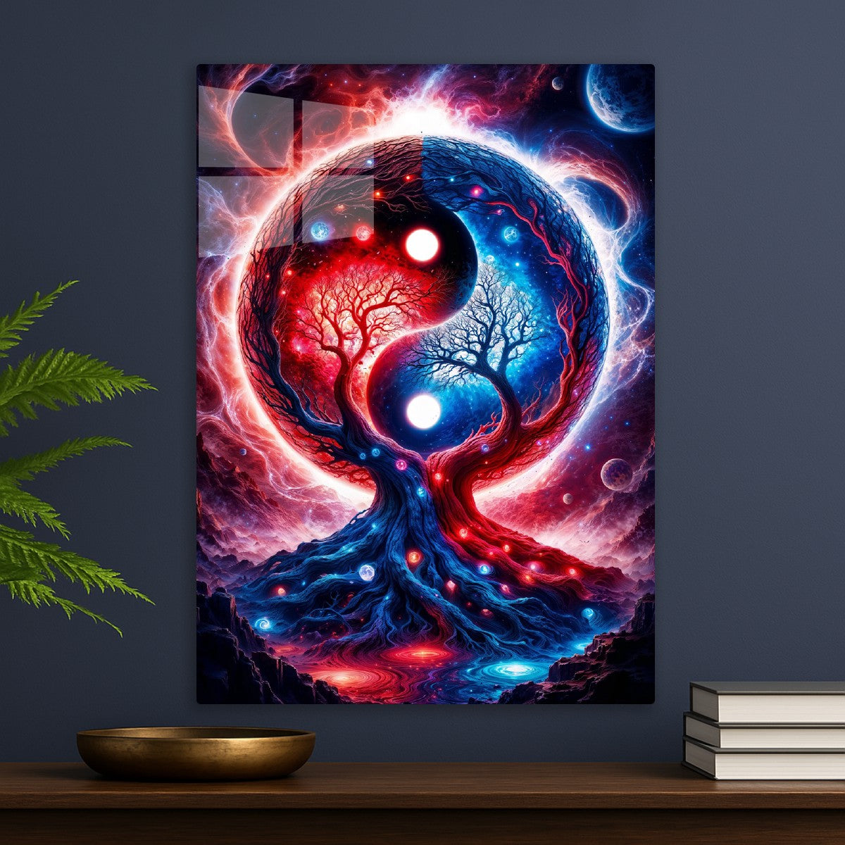 Yin Yang Space Landscape Tree
