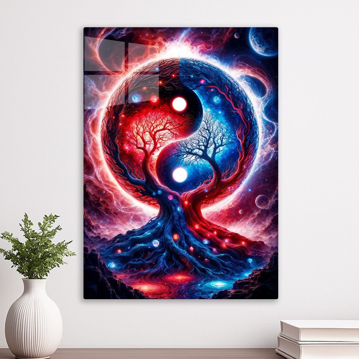 Yin Yang Space Landscape Tree
