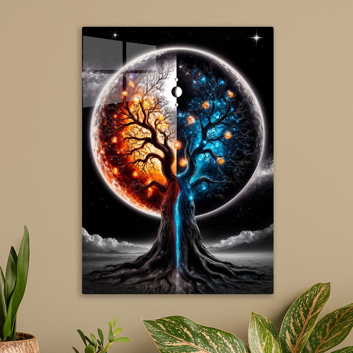 Cosmic Tree of Fire and Ice