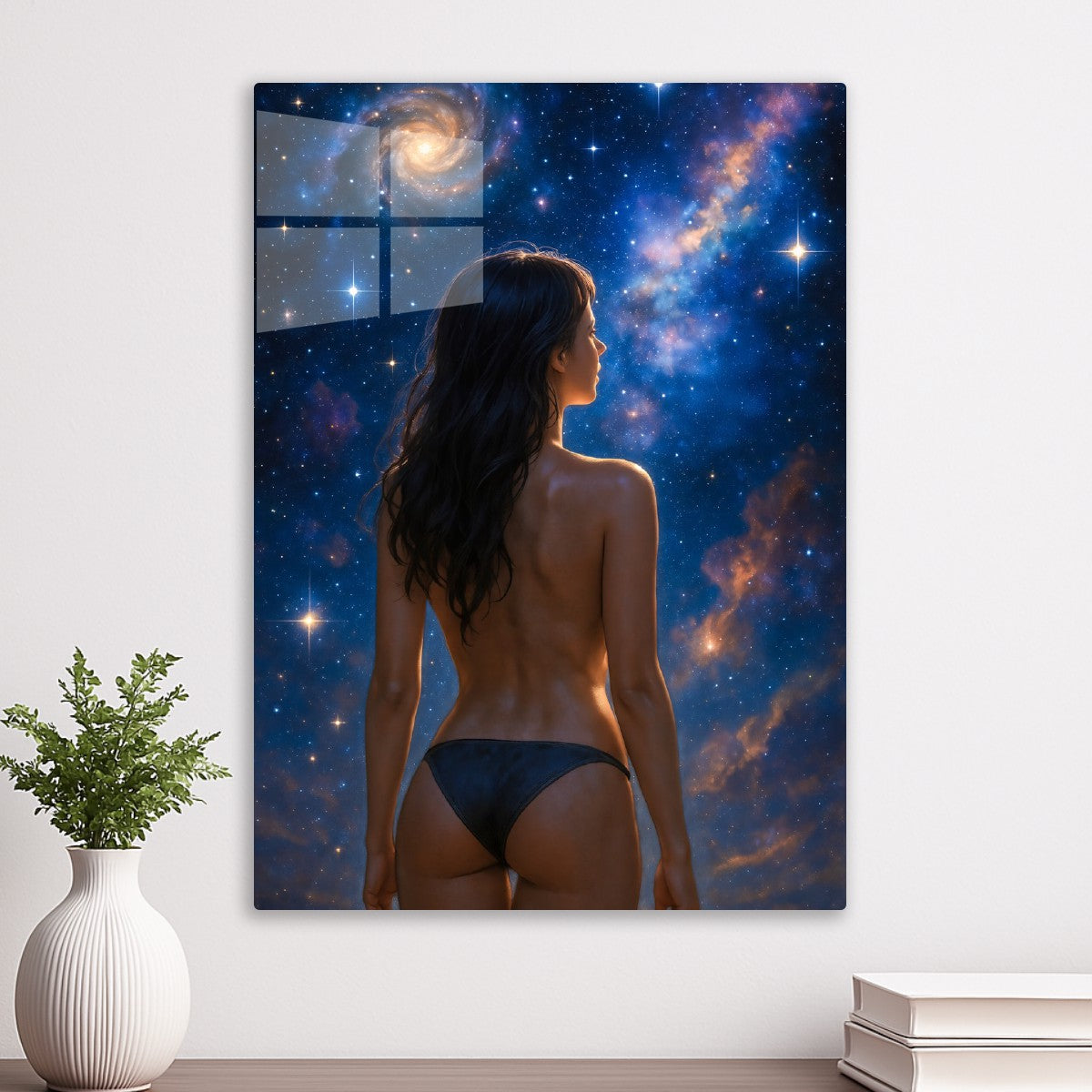 Cosmic Fantasy Girl Space Art
