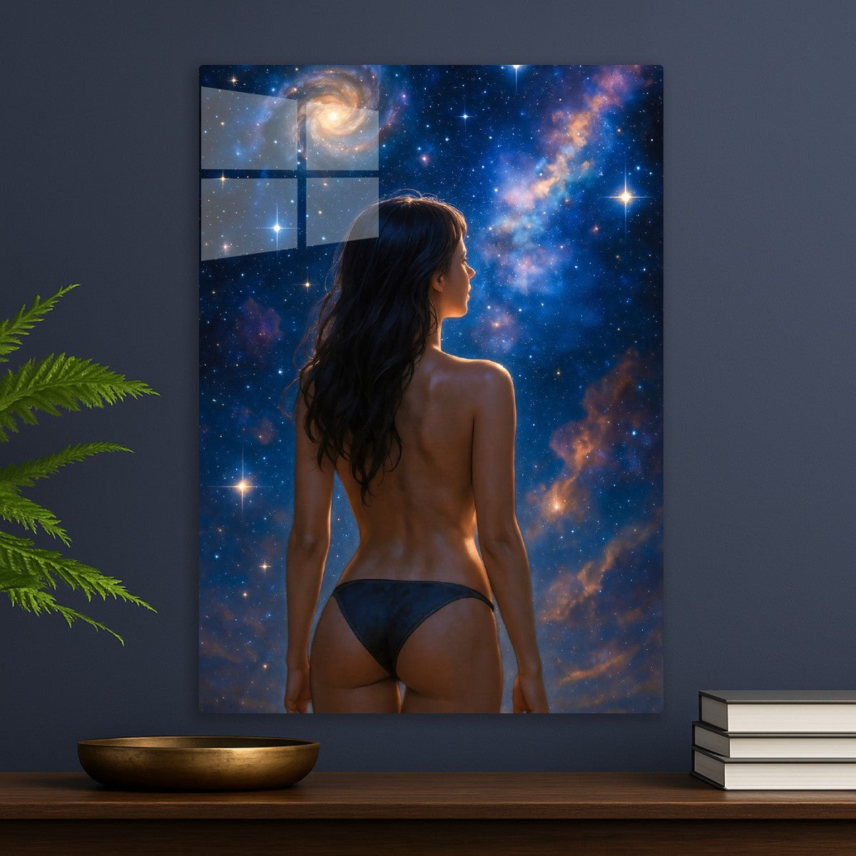 Cosmic Fantasy Girl Space Art