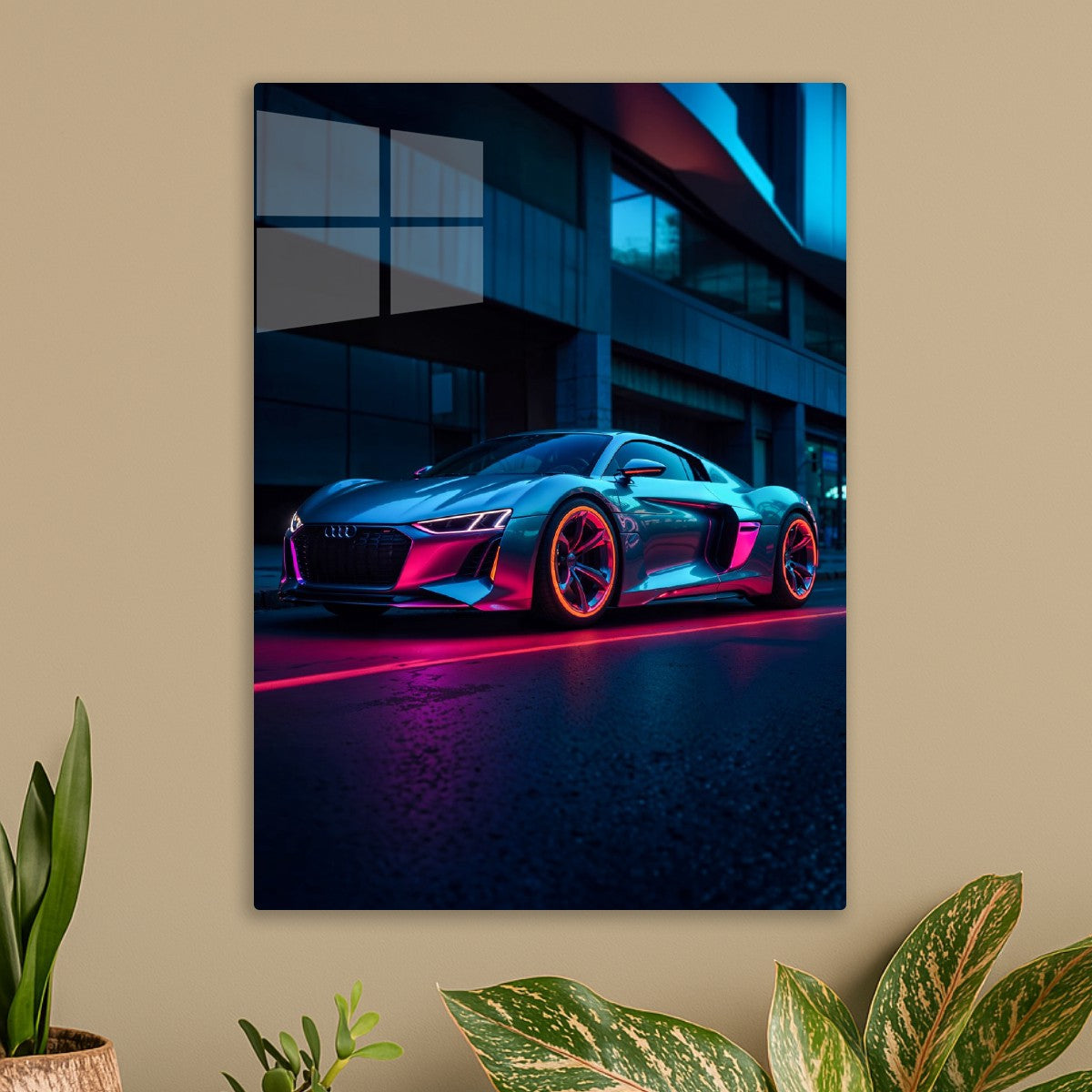 Audi R8 Synthwave Car