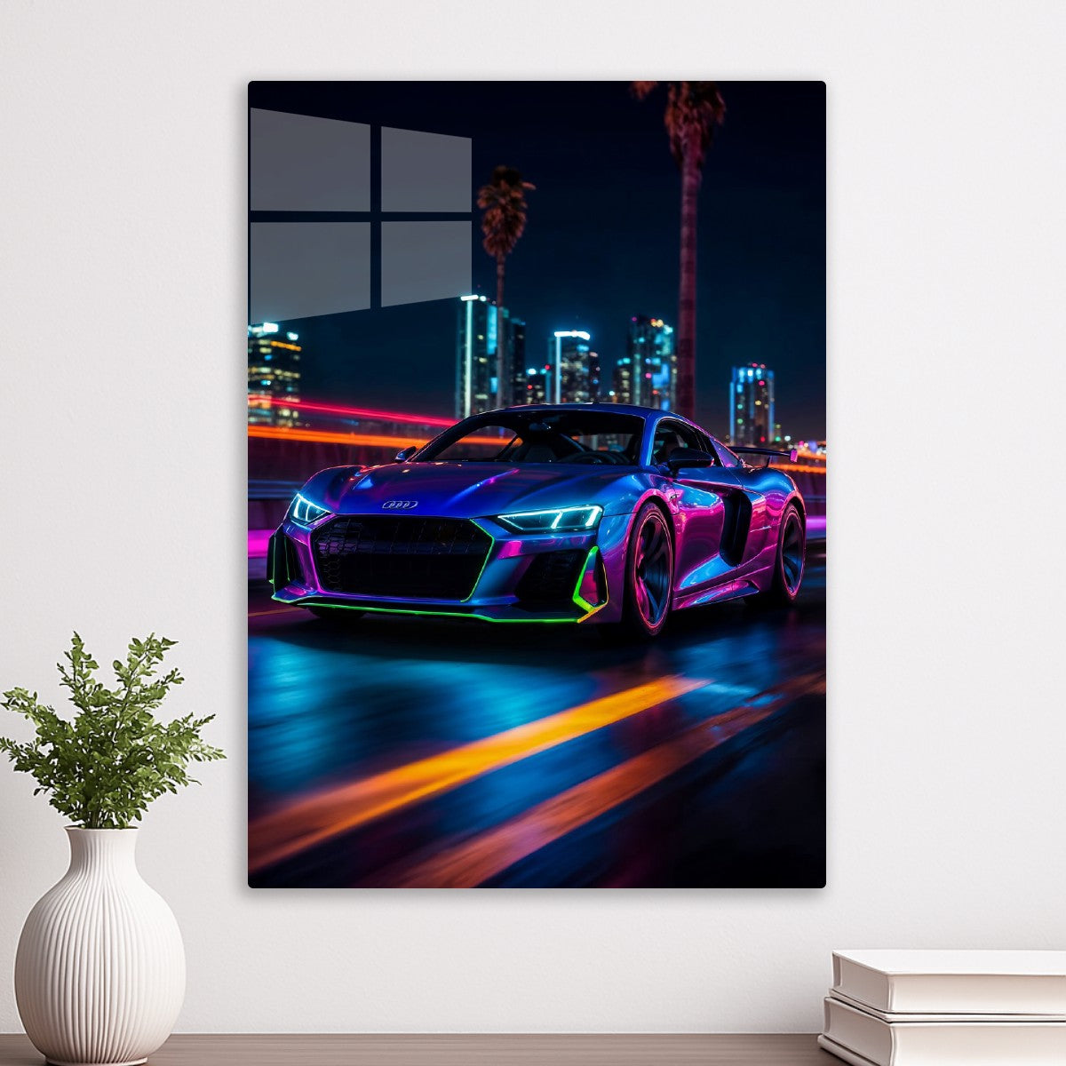Audi Sports Car at Night