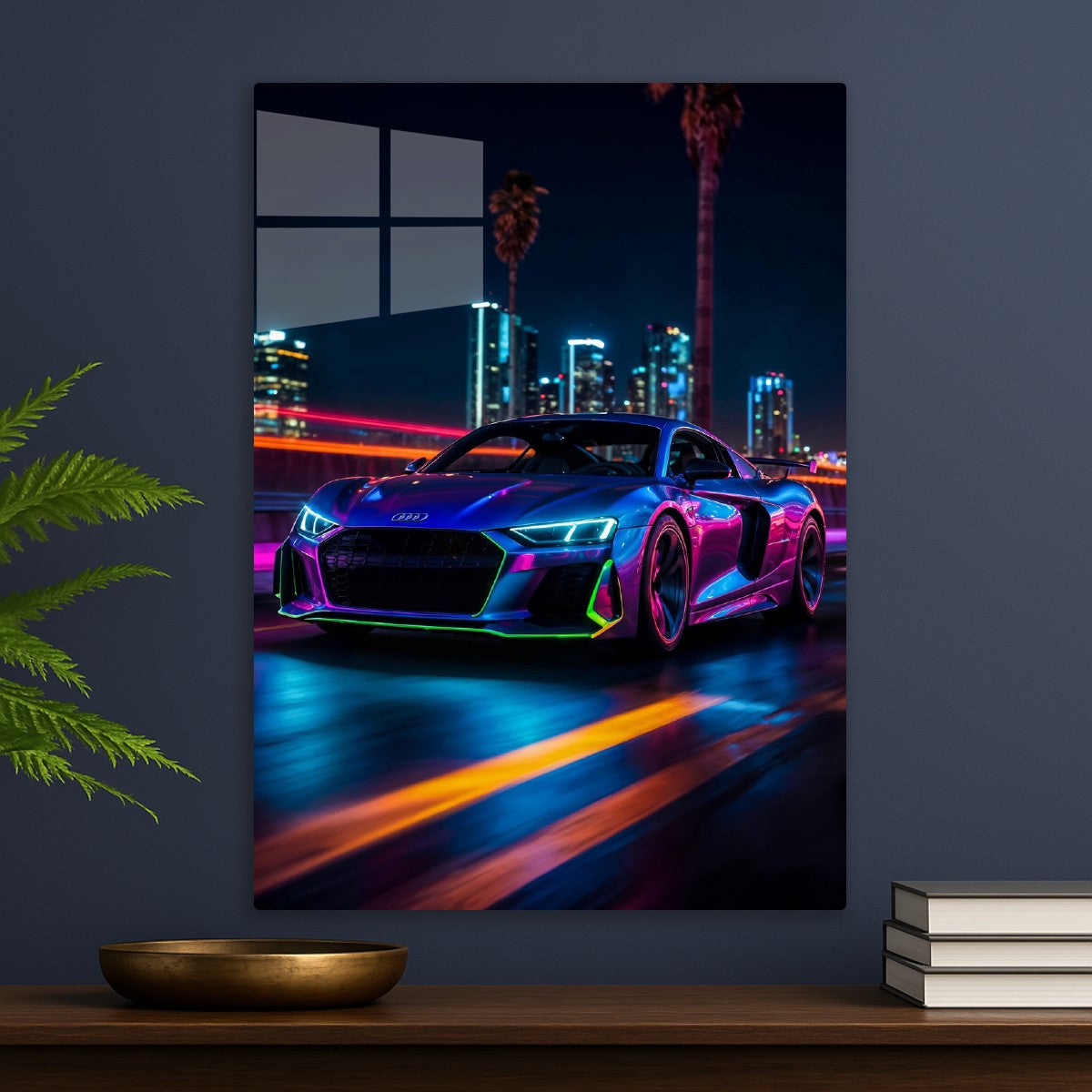 Audi Sports Car at Night