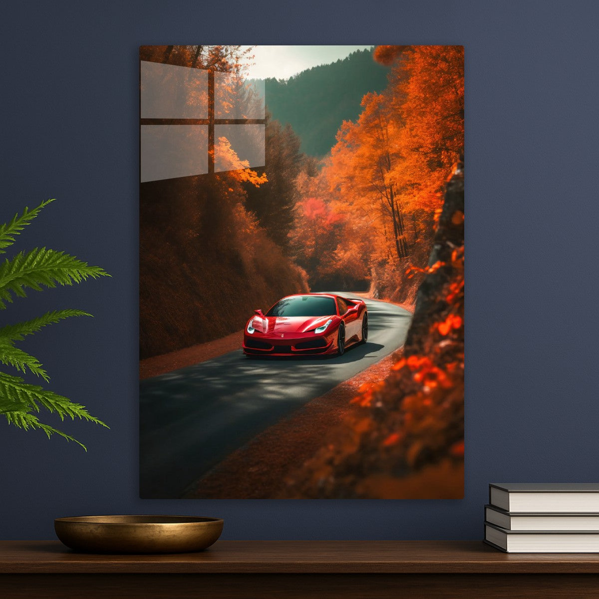 Red Ferrari Racing Car