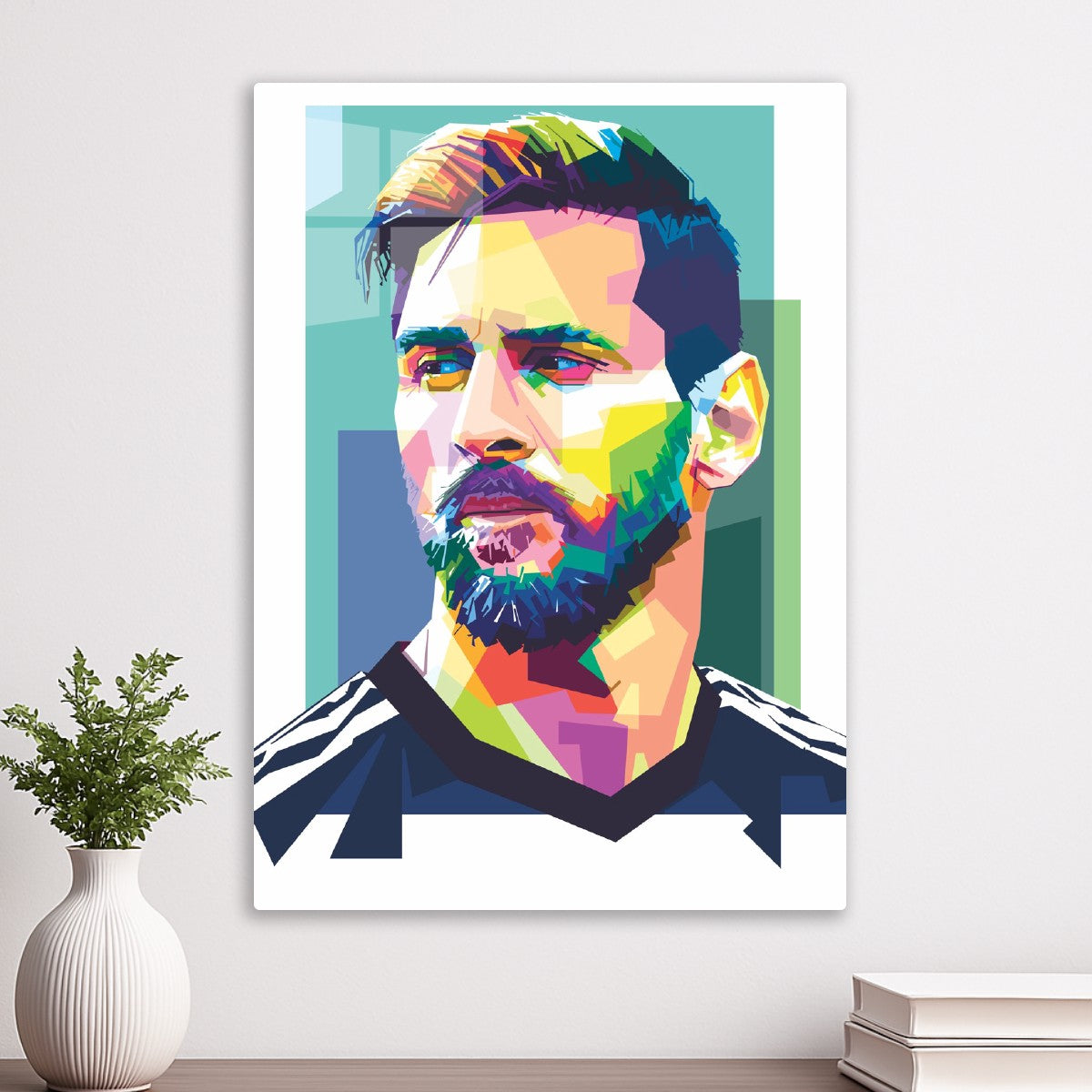The Goat Lionel Messi WPAP Popart