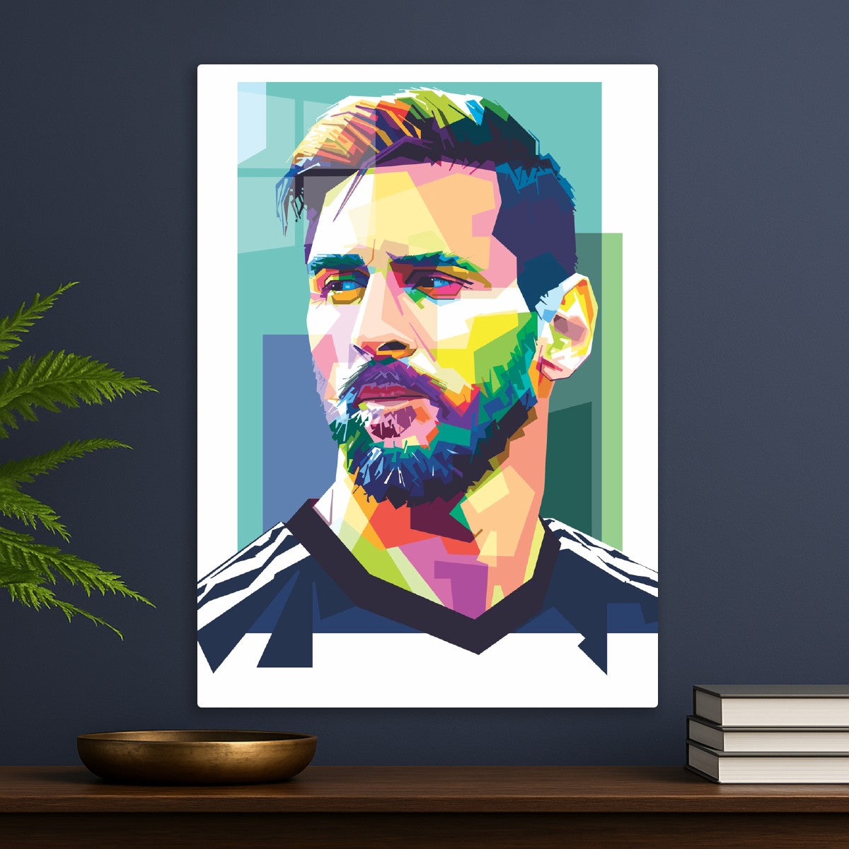 The Goat Lionel Messi WPAP Popart