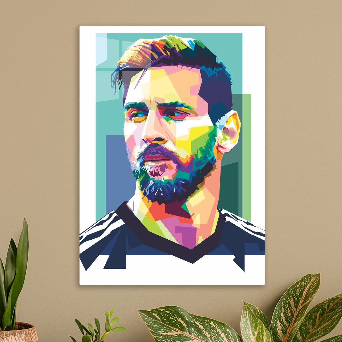 The Goat Lionel Messi WPAP Popart