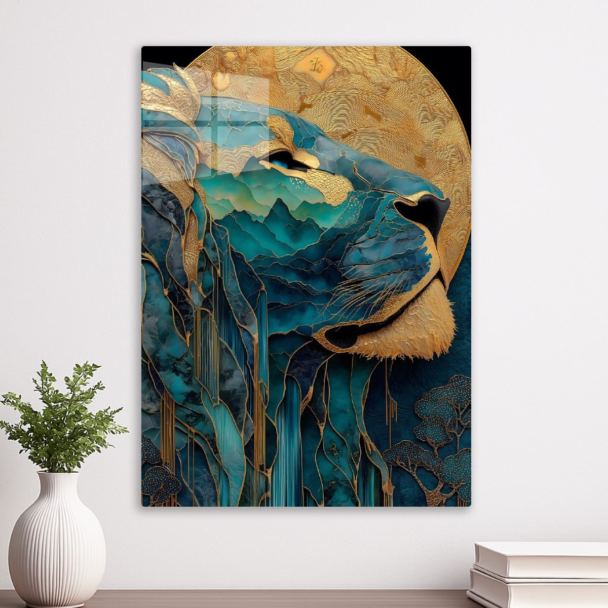 Majestic Lion Cascade