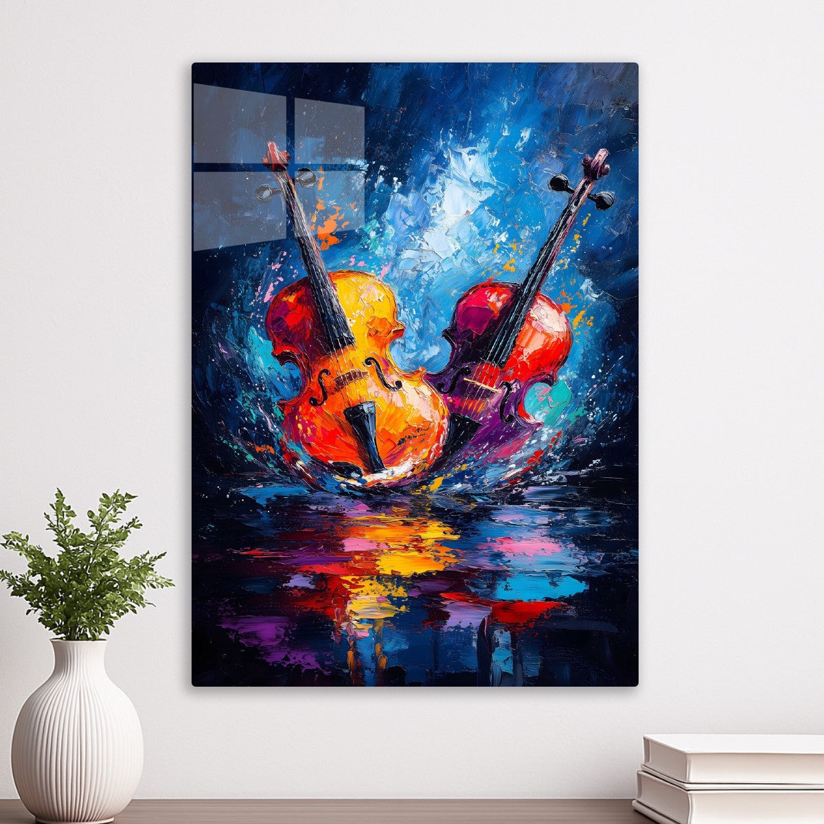 Vibrant Violin Symphony