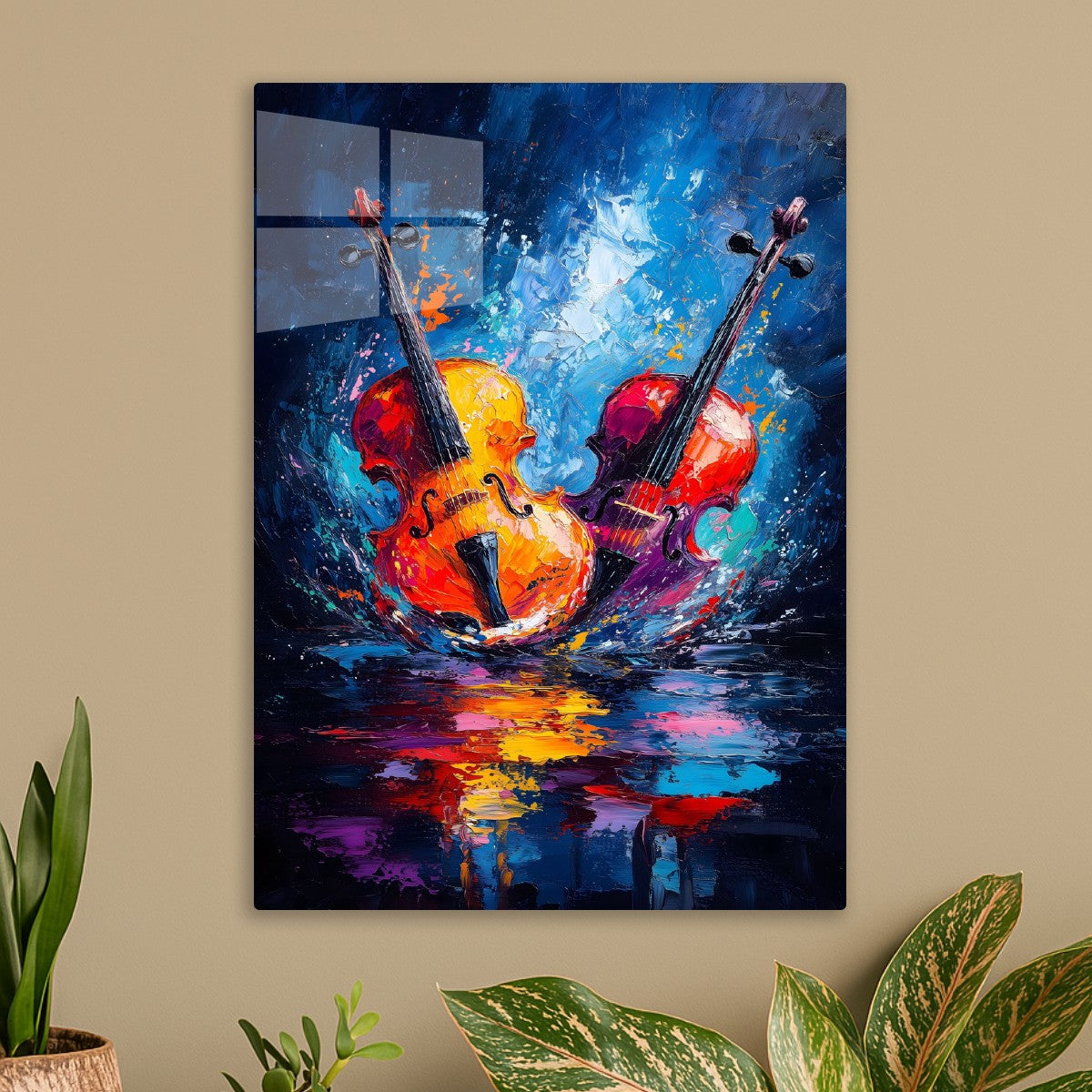 Vibrant Violin Symphony