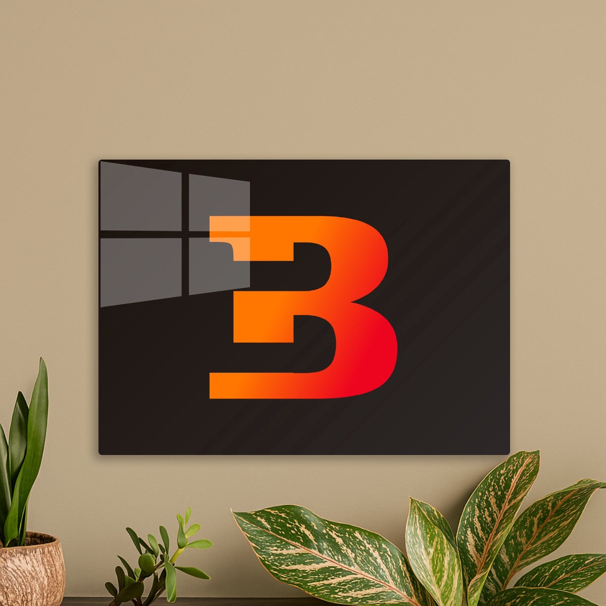 Bold Gradient B Logo
