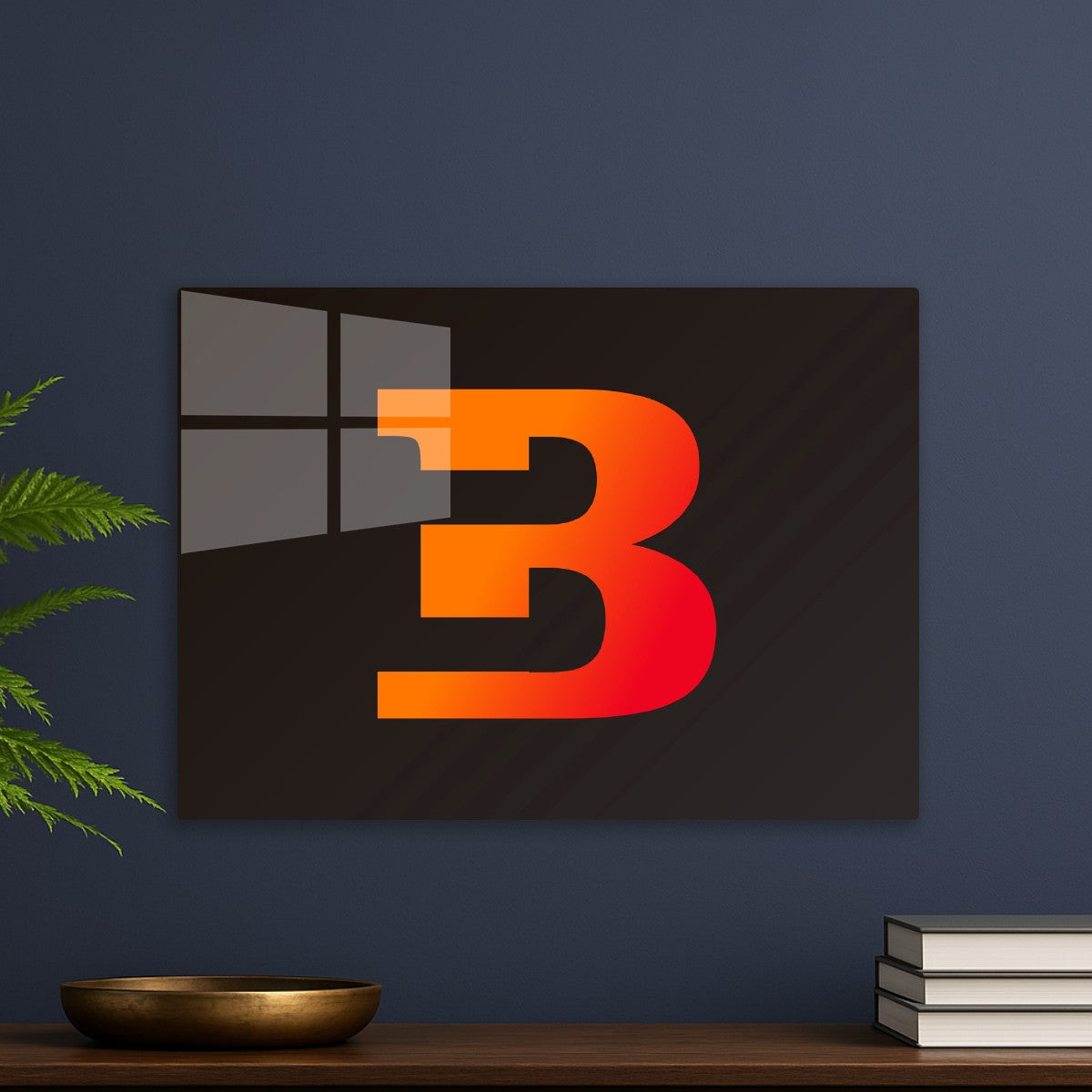 Bold Gradient B Logo