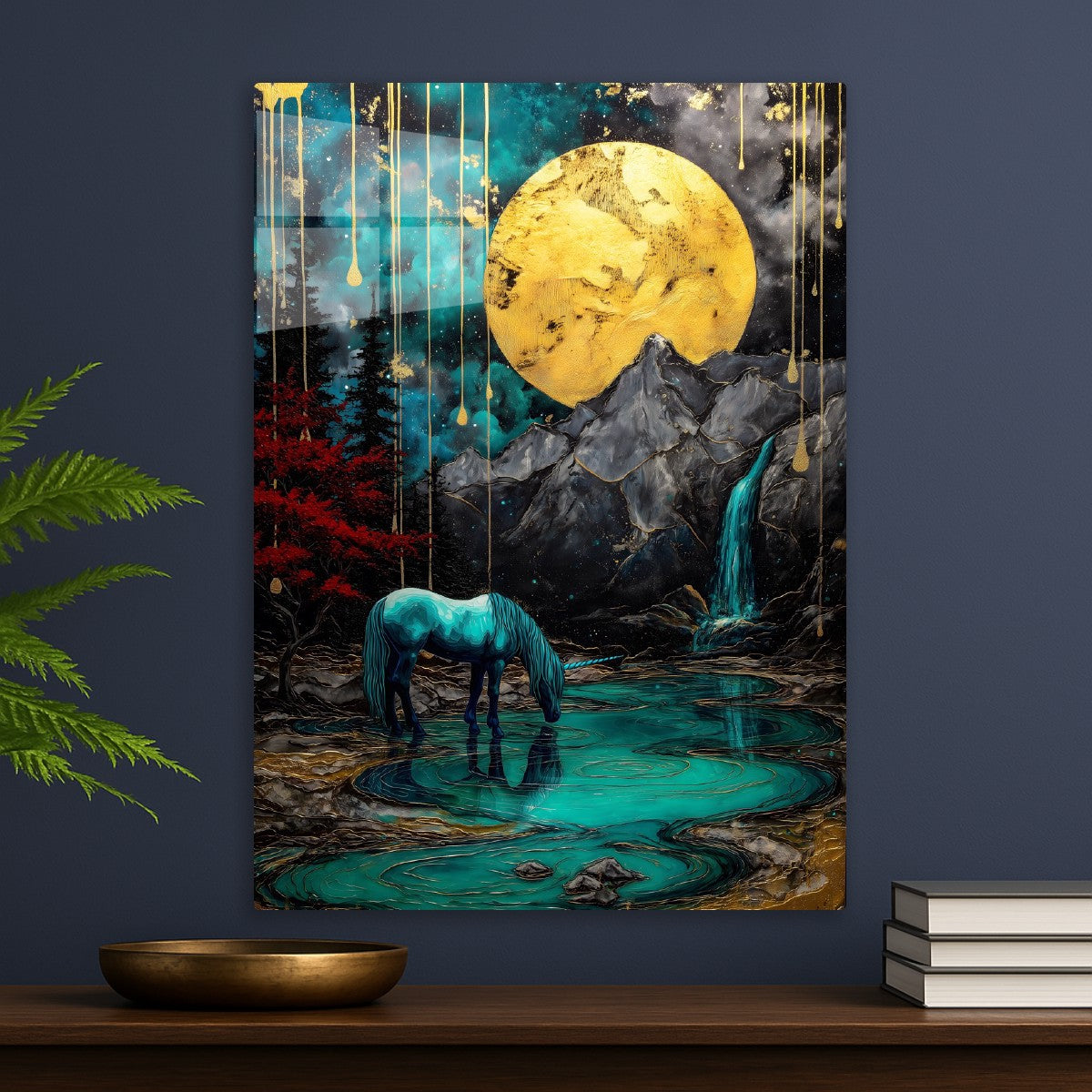 Moonlit Unicorn Oasis