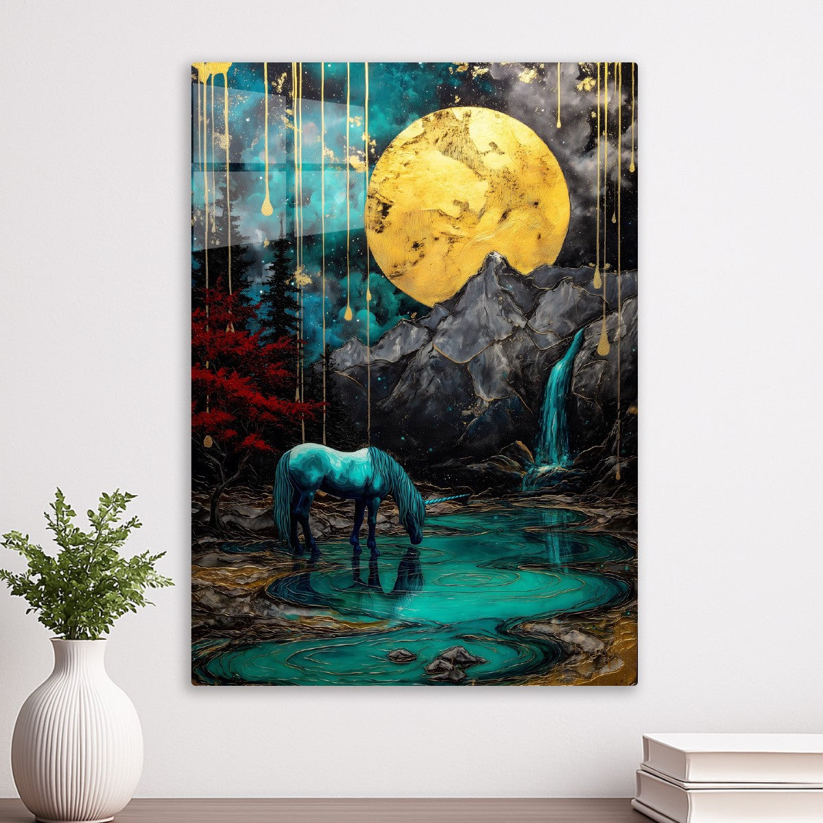 Moonlit Unicorn Oasis